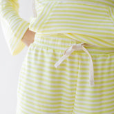 Sailor Stripe Shorts, Yellow Stripe