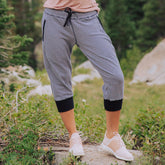 At Ease Crop Joggers for Women