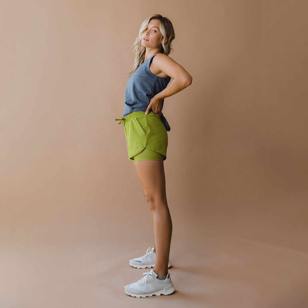 Snap Pea Lunge Shorts - Albion
