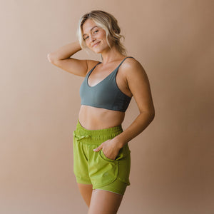 Snap Pea Lunge Shorts