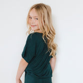 Mini Boxy Tee, Hunter Green