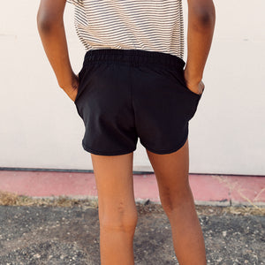 Mini Black Sprinter Shorts