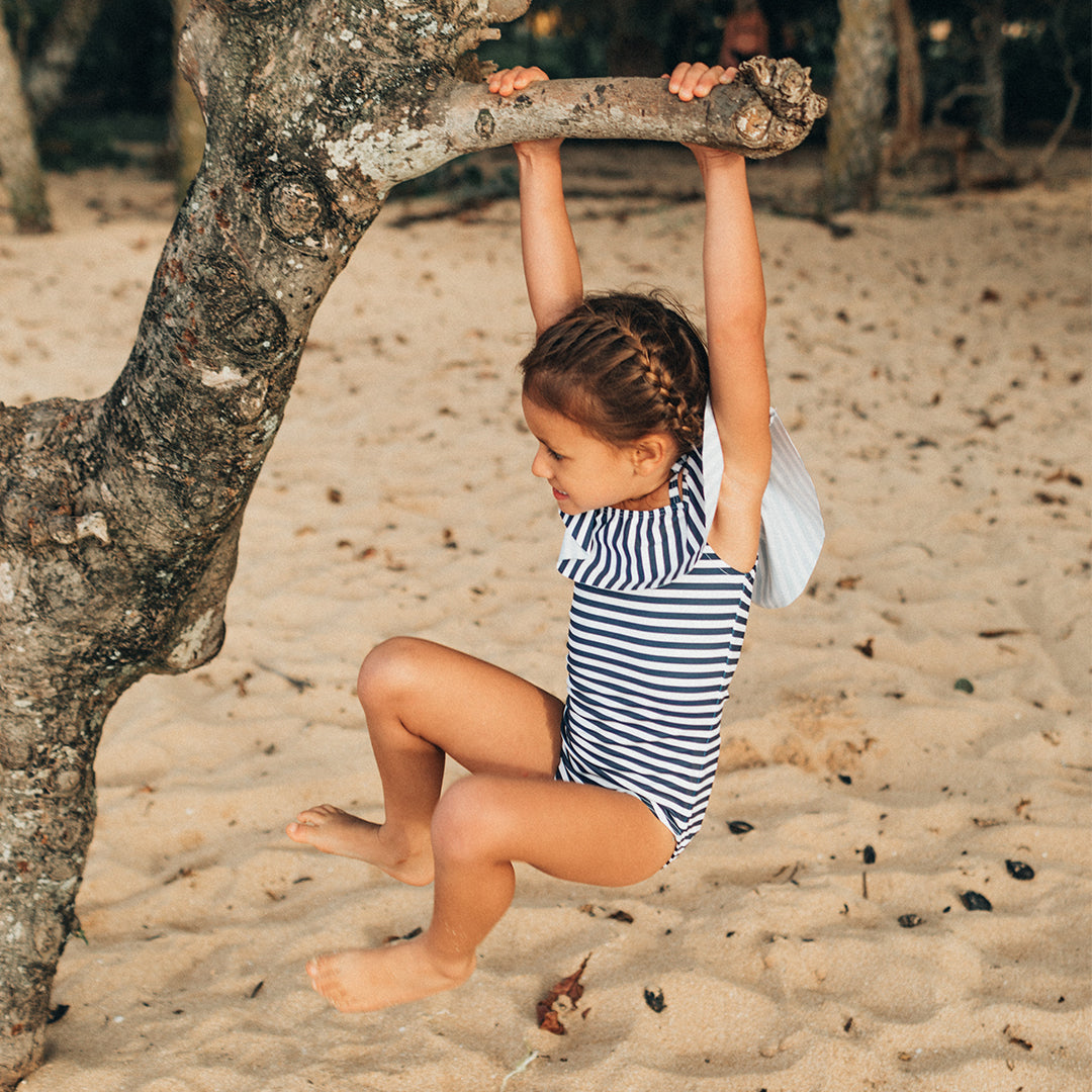 Mini Wave One-Piece, Pana Stripe - Albion Fit