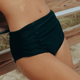 Matte Black Paneled Bottoms