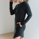 Serenity PJ Dress, Black