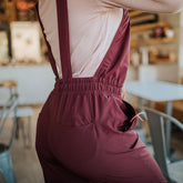 Wine Classic Overall Jumpsuit