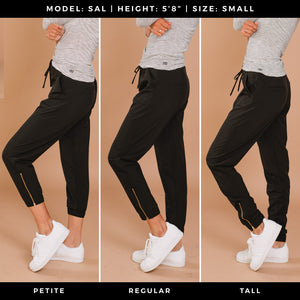 Jetsetters come in regular, tall and petite sizes for just the right inseam length