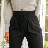 Audrey Wide Leg Pants, Black