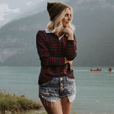 Navy Striped Rugby from Albion