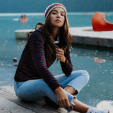 Albion Navy Striped Rugby