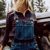 Albion Striped Rugby in Navy