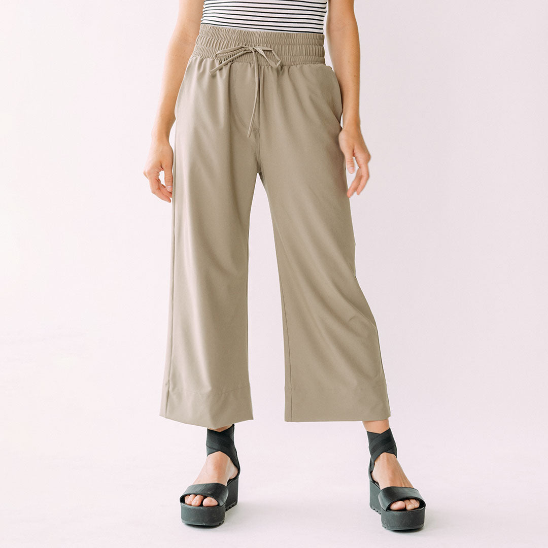 Tailored Audrey Trousers High Waisted, Wide Leg Women's Trousers