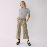 Audrey Wide Leg Pants, Brindle