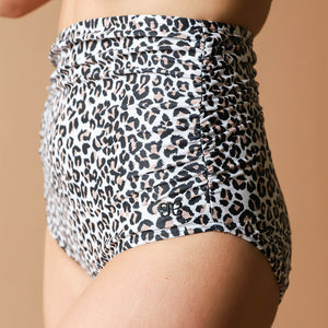 Cheetah Ruched High-Waisted Bottoms