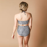 Cheetah Ruched High-Waisted Bottoms