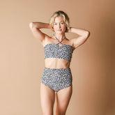 Cheetah Ruched High-Waisted Bottoms