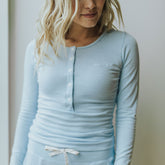 Ice Blue Slumber Henley