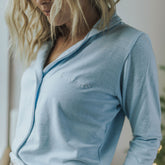 Ice Blue Slumber Button Down