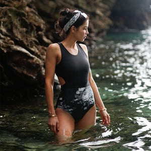 Women's One-Piece Swimsuit, The Treasure Island