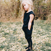 Mini Black Jumpsuit for Kids