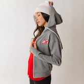 Utah Alta Zip-Up Hoodie, Heather Grey