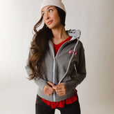 Utah Alta Zip-Up Hoodie, Heather Grey