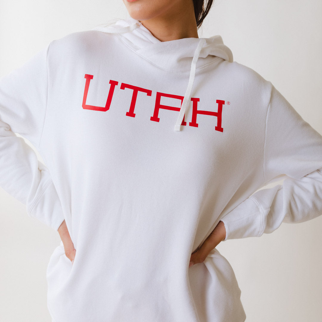 Utah Boyfriend Hoodie, White - Albion
